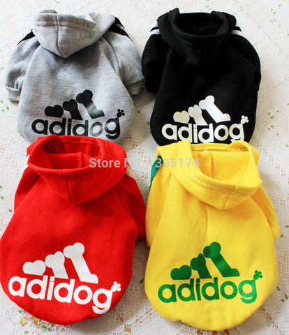 Dog Clothes Hooded Coat Playsuit Outwear