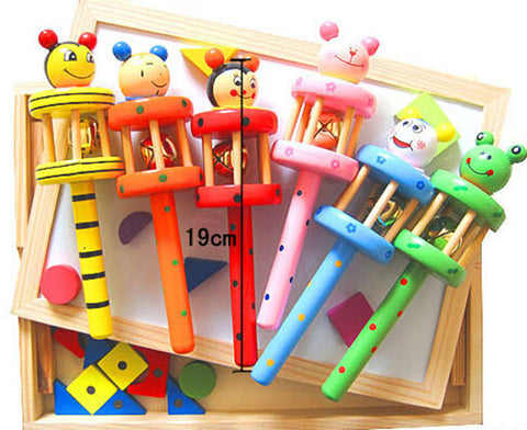 Wooden Musical Instrument Rattle Toy