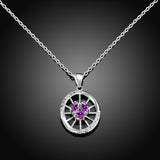 925  Sterling Silver Collares Zirconium Miss Shi Necklace