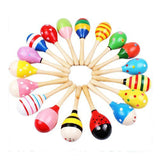 Wooden Rattle Baby Shakers