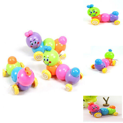 Lovely Colorful Educational Caterpillar Wind-up Toy
