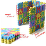 36pcs Mini Puzzle Educational Alphabet Letters Numeral Foam Mat