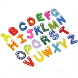 26pcs Wooden Alphabet Fridge Magnet Educational Toy
