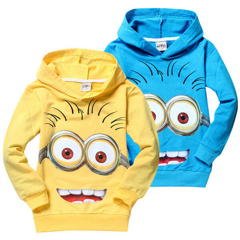 Despicable Me Spongebob  Children Hoodies For Boys and Girls