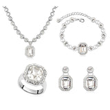 Women's Austrian Crystal Diamond Jewelry Set