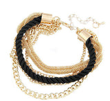 Black Braided Bracelet 0002b