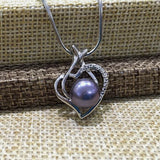 925 Sterling Silver Freshwater Pearl Pendant Necklace
