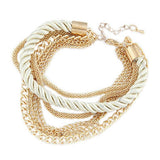 White Multi-Layer Bracelet 0002w